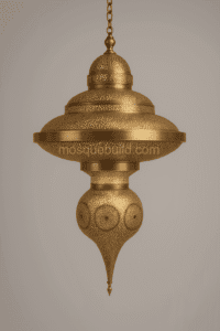 Custom Mosque Chandelier – Model CH-0027 – mosque chandelier detail view 2