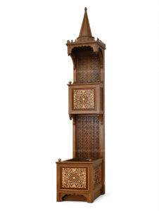 Modern Wooden Mosque Minbar – custom wooden mosque mihrab