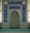 Tile Mosque Mihrab – TA-07 – wooden mosque mihrab detail view 1