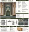 Tile Mosque Mihrab – TA-01 – wooden mosque mihrab detail view 2