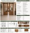 Double-Leaf Wooden Mosque Door – Model WDR-0043 – handcrafted kundekari mosque door detail view 4