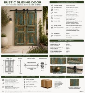 Double-Leaf Wooden Mosque Door – Model WDR-0053 – handcrafted kundekari mosque door detail view 3