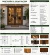 Wooden Mosque Door – Model WDR-0047 – handcrafted kundekari mosque door detail view 4