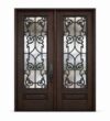 Double-Leaf Wooden Mosque Door – Model WDR-0020 – custom handcrafted kundekari mosque door