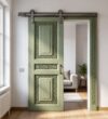 Wooden Mosque Door – Model WDR-0042 – handcrafted kundekari mosque door detail view 1