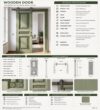 Wooden Mosque Door – Model WDR-0042 – handcrafted kundekari mosque door detail view 4