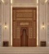 Wooden Mosque Mihrab – WA-06 – wooden mosque mihrab detail view 1