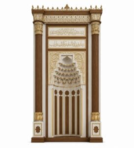 Marble Mosque Mihrab – MA-05 – custom wooden mosque mihrab