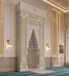 Marble Mosque Mihrab – MA-03 – wooden mosque mihrab detail view 4