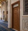 Metal Mosque Entrance Door – Model MDR-0006 – mosque chandelier detail view 3