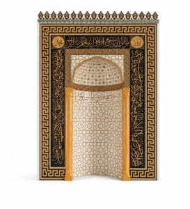 Tile Mosque Mihrab – TA-11 – custom wooden mosque mihrab