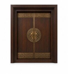 Wooden Mosque Door – WCD-02 – custom handcrafted kundekari mosque door