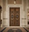 Kündekâri Wooden Mosque Door – KWD9 – handcrafted kundekari mosque door detail view 1