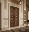 Kündekâri Wooden Mosque Door – KWD9 – handcrafted kundekari mosque door detail view 3