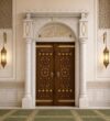 Kündekâri Wooden Mosque Door – KWD11 – handcrafted kundekari mosque door detail view 1