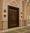 Wooden Mosque Door – WCD-02 – handcrafted kundekari mosque door detail view 2
