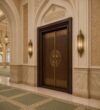 Wooden Mosque Door – WCD-02 – handcrafted kundekari mosque door detail view 4