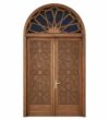 Seljuk-Style Wooden Mosque Door – custom handcrafted kundekari mosque door