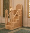 Mosque Minbar Finial – wooden mosque minbar detail view 3