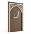 Custom Prayer Room Interior Design – Model PR-0007 – custom wooden mosque mihrab