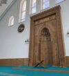 Classic Calligraphy-Decorated Wooden Mosque Mihrab – wooden mosque mihrab detail view 6