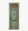 Walnut Single-Leaf Wooden Mosque Door – Model WDR-0021 – custom handcrafted kundekari mosque door
