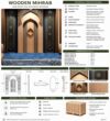 Wooden Mosque Mihrab – WA-11 – wooden mosque mihrab detail view 1