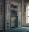 Tile Mosque Mihrab – TA-18 – wooden mosque mihrab detail view 2