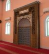 Tile Mosque Mihrab – TA-13 – wooden mosque mihrab detail view 2