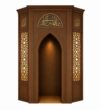 Wooden Mosque Mihrab – Model WMH-0016 – custom wooden mosque mihrab