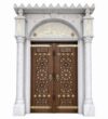 Kündekâri Wooden Mosque Door – KWD11 – custom handcrafted kundekari mosque door