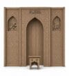 Laminated MDF Mosque Mihrab MDF