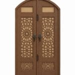 Modern Oak Mosque Door tamam