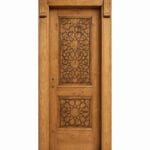 Mosque Door Design Natural Wood tamam