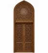 Mosque Wood CNC Carving Door