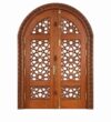 Wooden Mosque Door – Model WDR-0007 – custom handcrafted kundekari mosque door