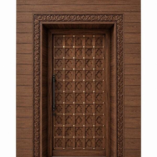 Wood CNC Carving with Wide Sills Door WCD 05