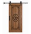 Walnut Wooden Mosque Door – Model WDR-0060 – custom handcrafted kundekari mosque door