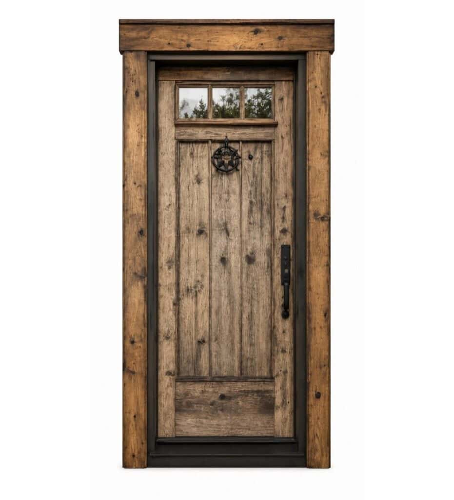 Wooden Mosque Door – Model WDR-0049 – custom handcrafted kundekari mosque door