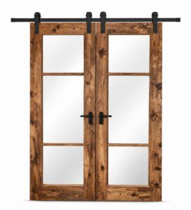 Double-Leaf Wooden Mosque Door – Model WDR-0044 – custom handcrafted kundekari mosque door