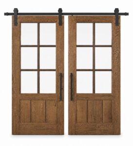 Double-Leaf Wooden Mosque Door – Model WDR-0043 – custom handcrafted kundekari mosque door