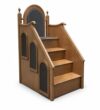 Modern Upholstered Wooden Mosque Minbar – custom wooden mosque mihrab