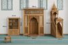 Wooden Mosque Mihrab – Model WMH-0010 – wooden mosque mihrab detail view 1