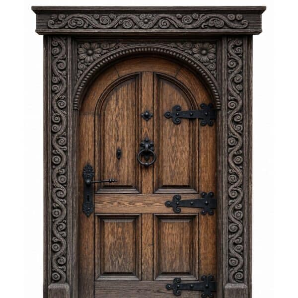 rustic arched wooden door 1000x1100 1