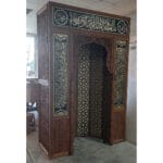 Wooden Mosque Mihrab – WA-05 – wooden mosque mihrab detail view 1