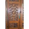 Wooden Mosque Door – Model WDR-0007 – handcrafted kundekari mosque door detail view 2
