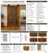 Wooden Mosque Door – Model WDR-0028 – handcrafted kundekari mosque door detail view 4