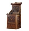Selçuk Wood Dais Design – wooden mosque minbar detail view 2