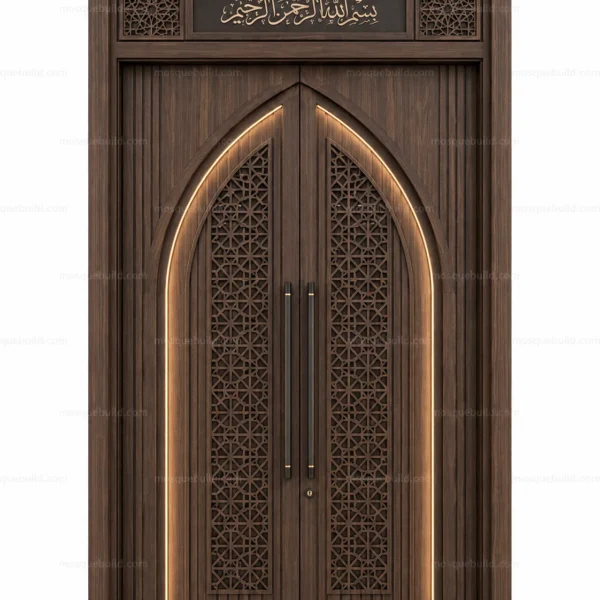 Architectural Islamic Calligraphy Mosque Door – Model DOR-260816-033