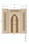 Linear Modern Mosque Mihrab – Model MIH-260816-022 – Bild 4